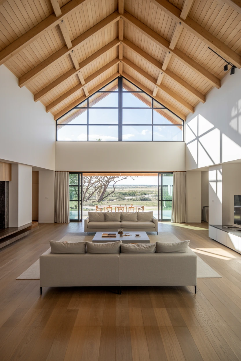 airy high ceiling volume