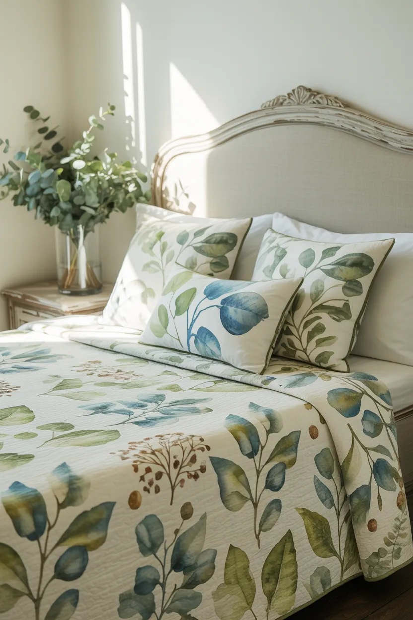 botanical print quilts