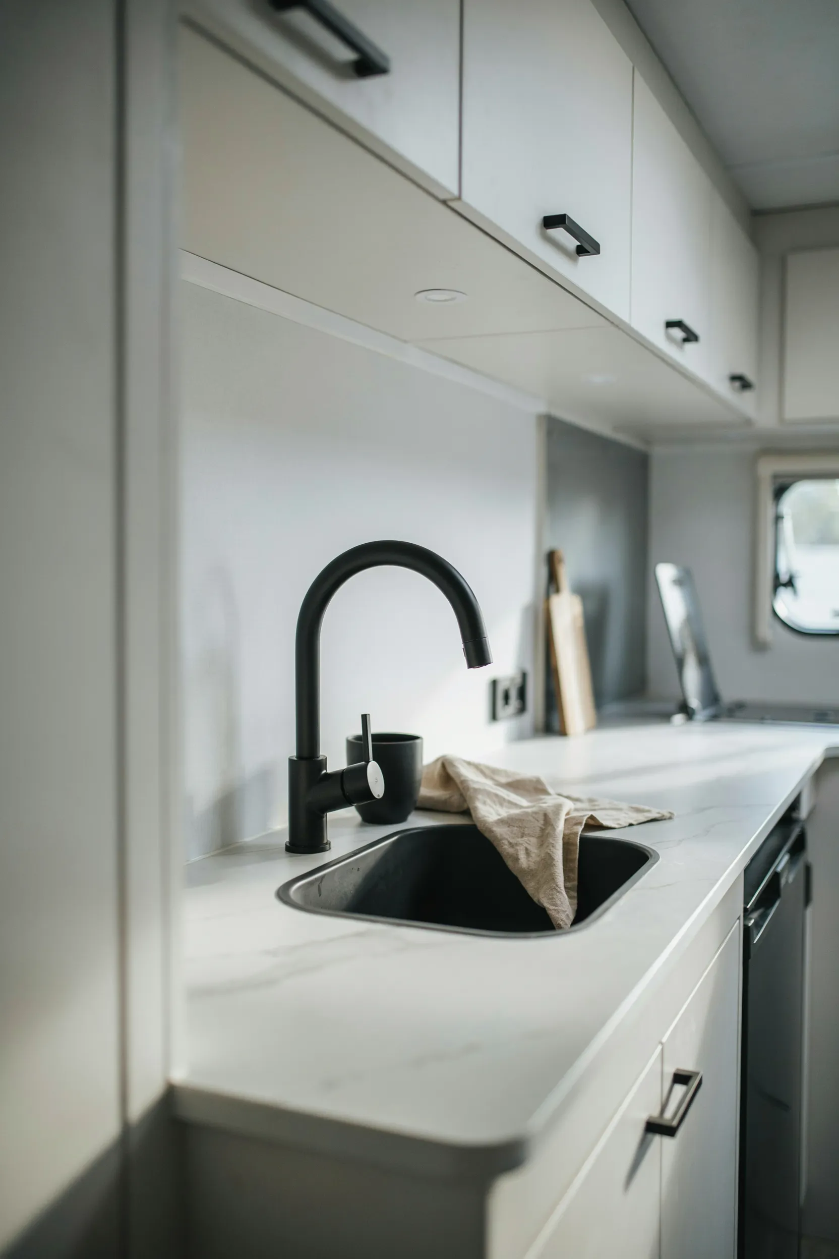matte black kitchen hardware