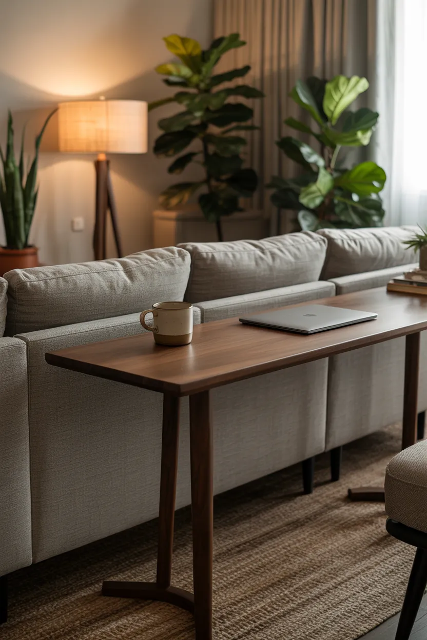 behind-the-sofa console