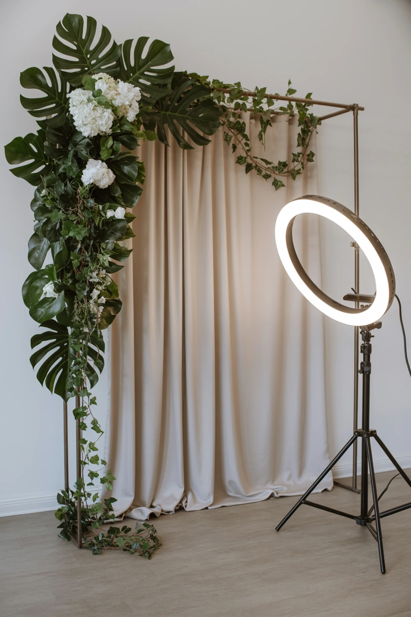 vintage botanical photo backdrops