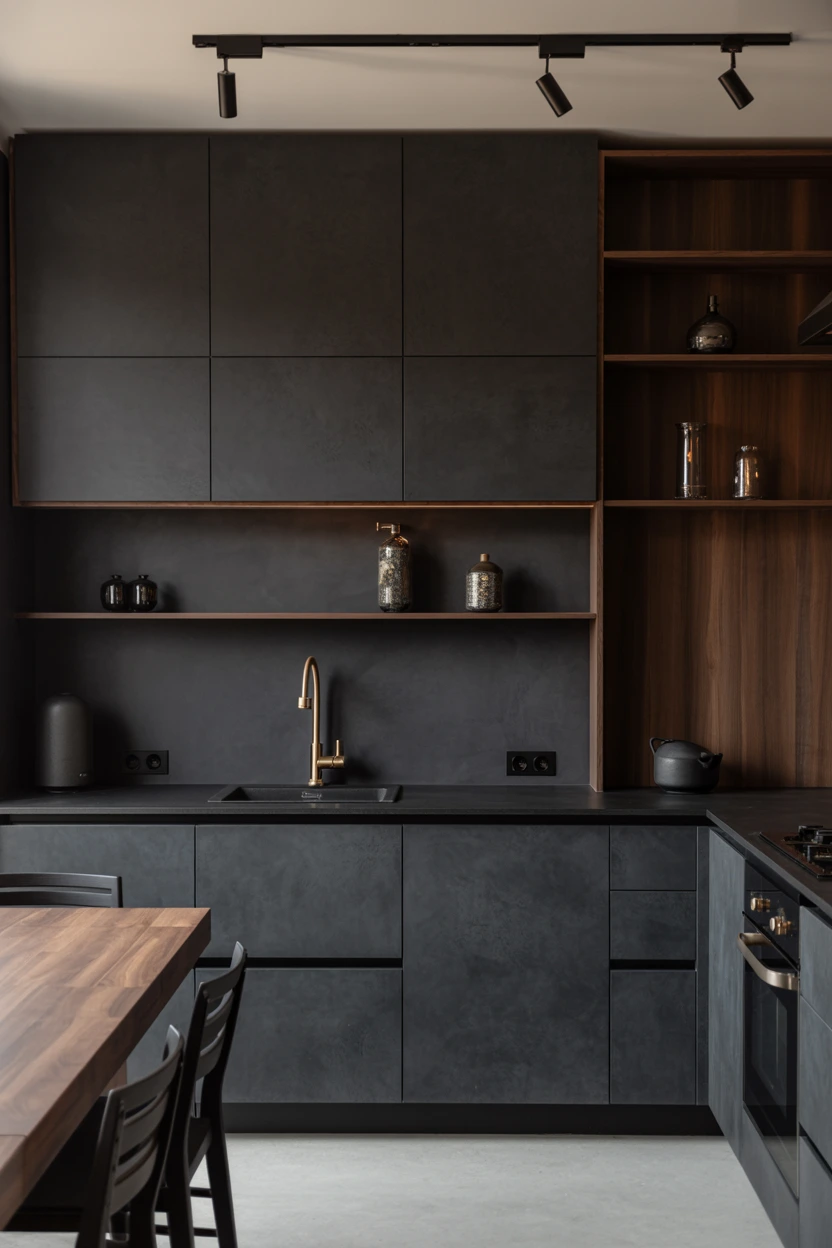 matte black panels