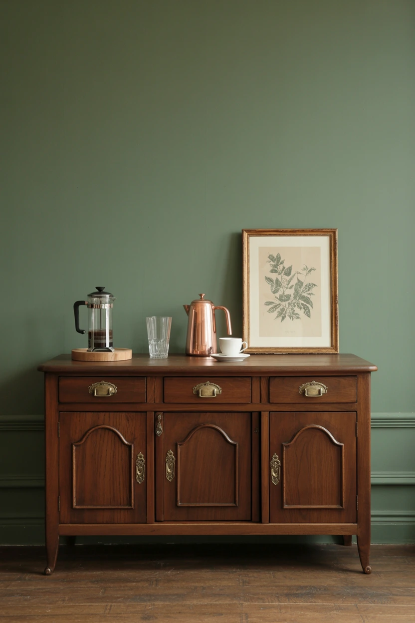 repurposed vintage sideboard