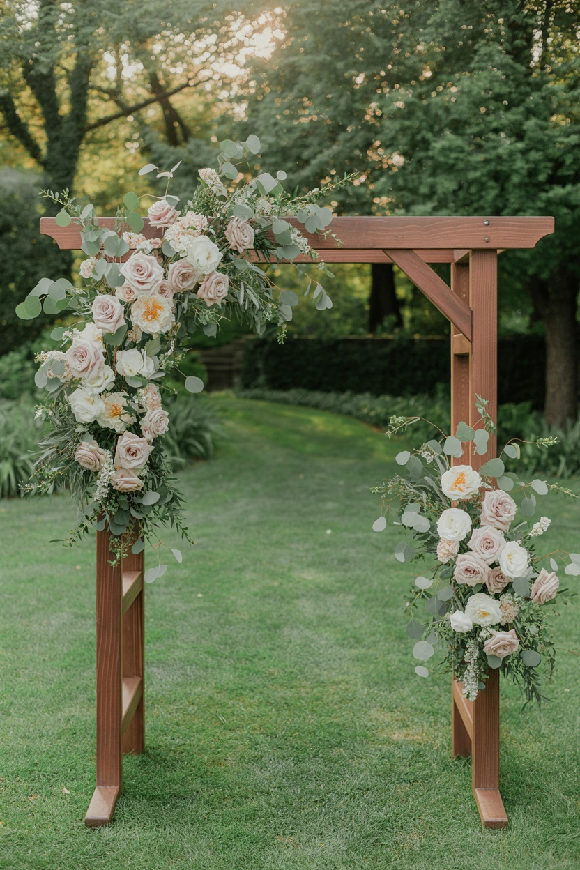 floral arch display