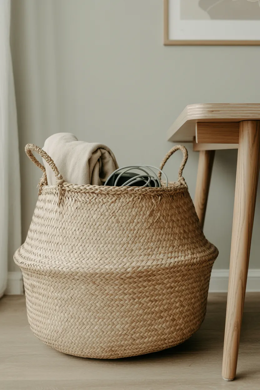 large woven basket