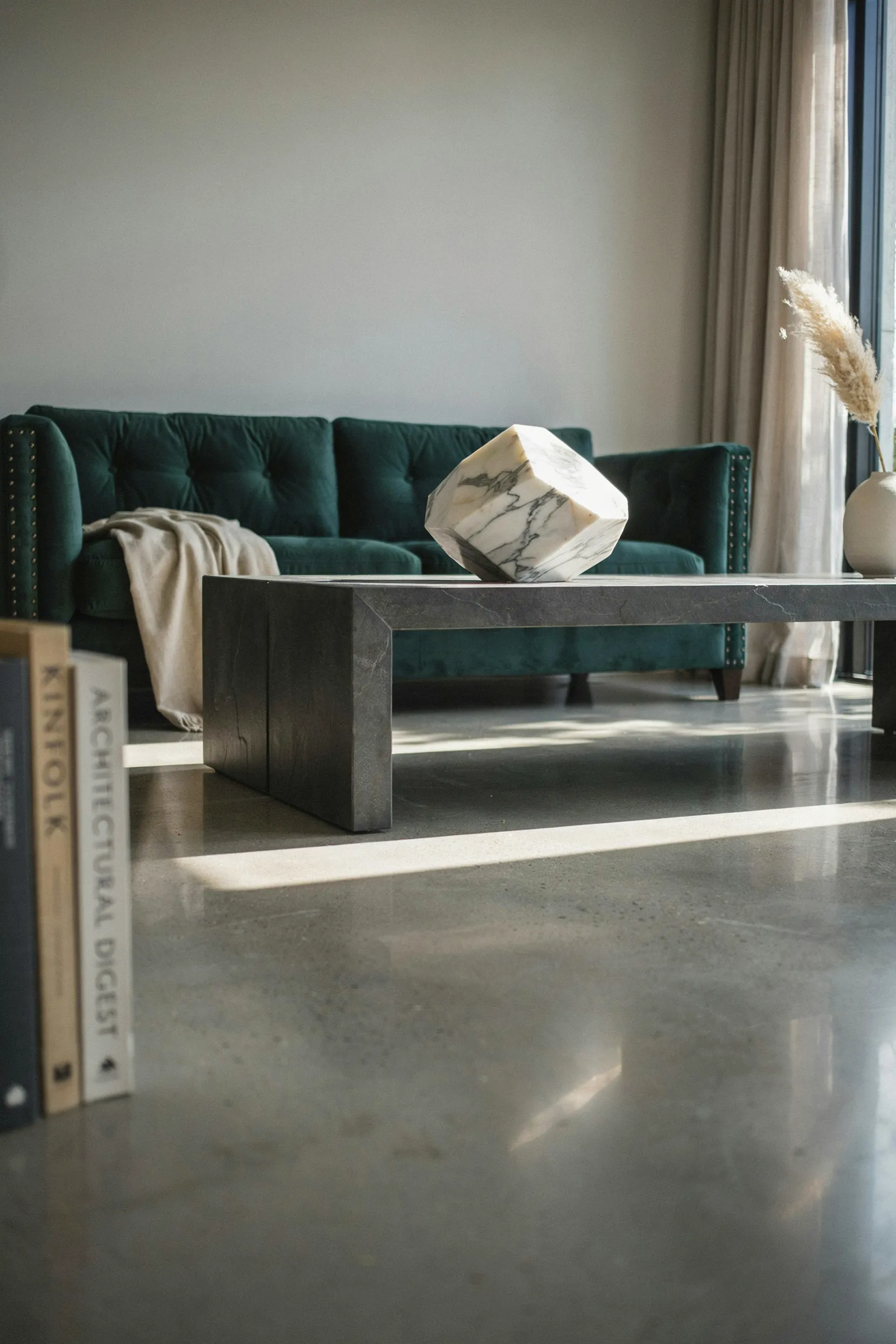 sculptural marble objects