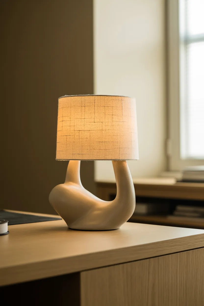 curated desk lamp