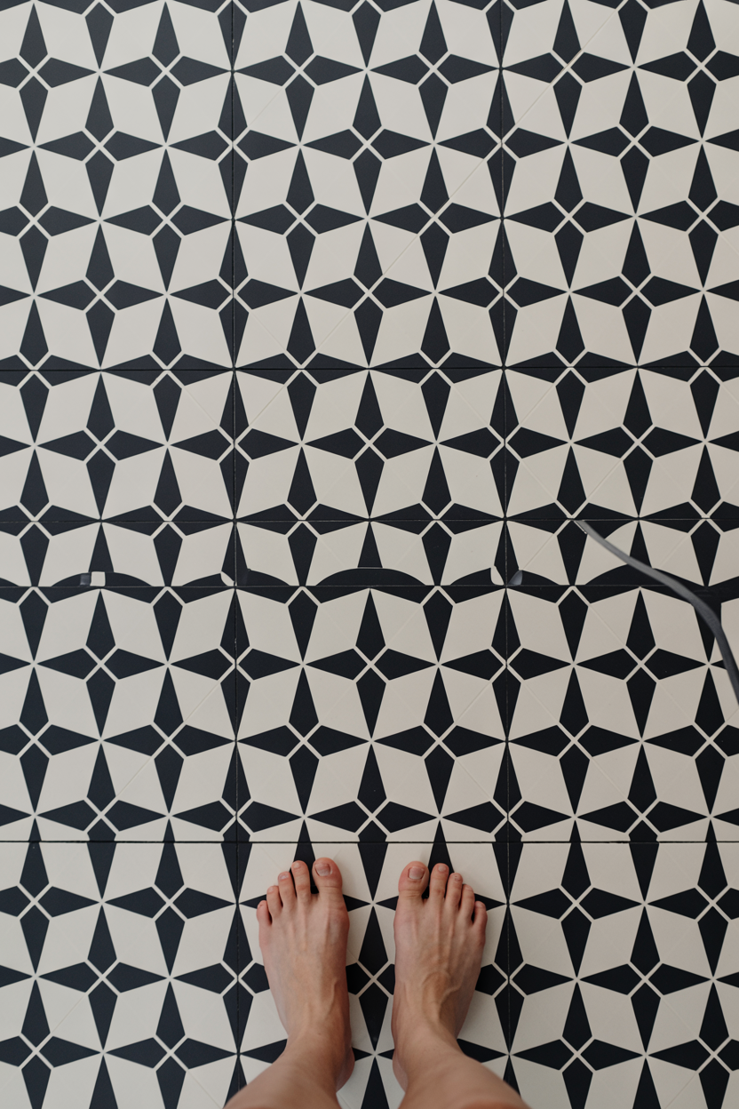 peel-and-stick floor tiles