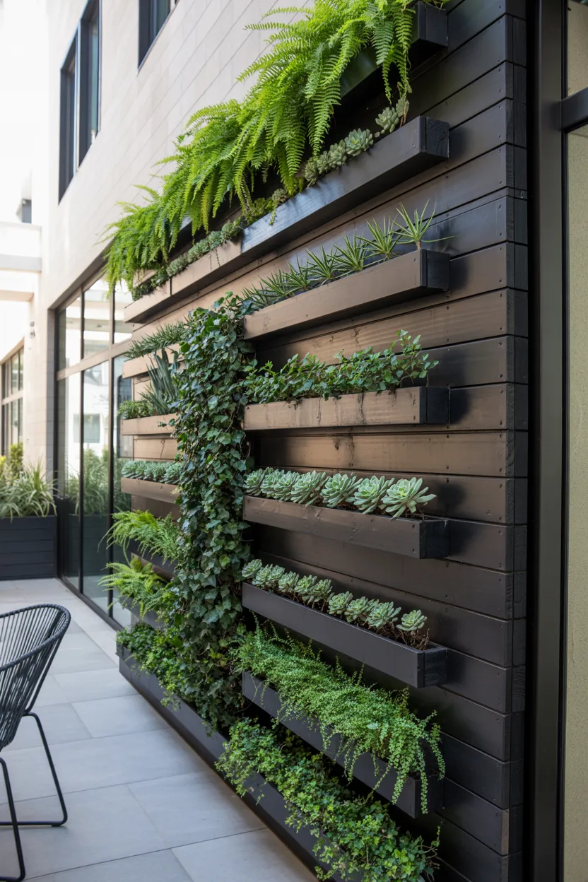 vertical wall gardens
