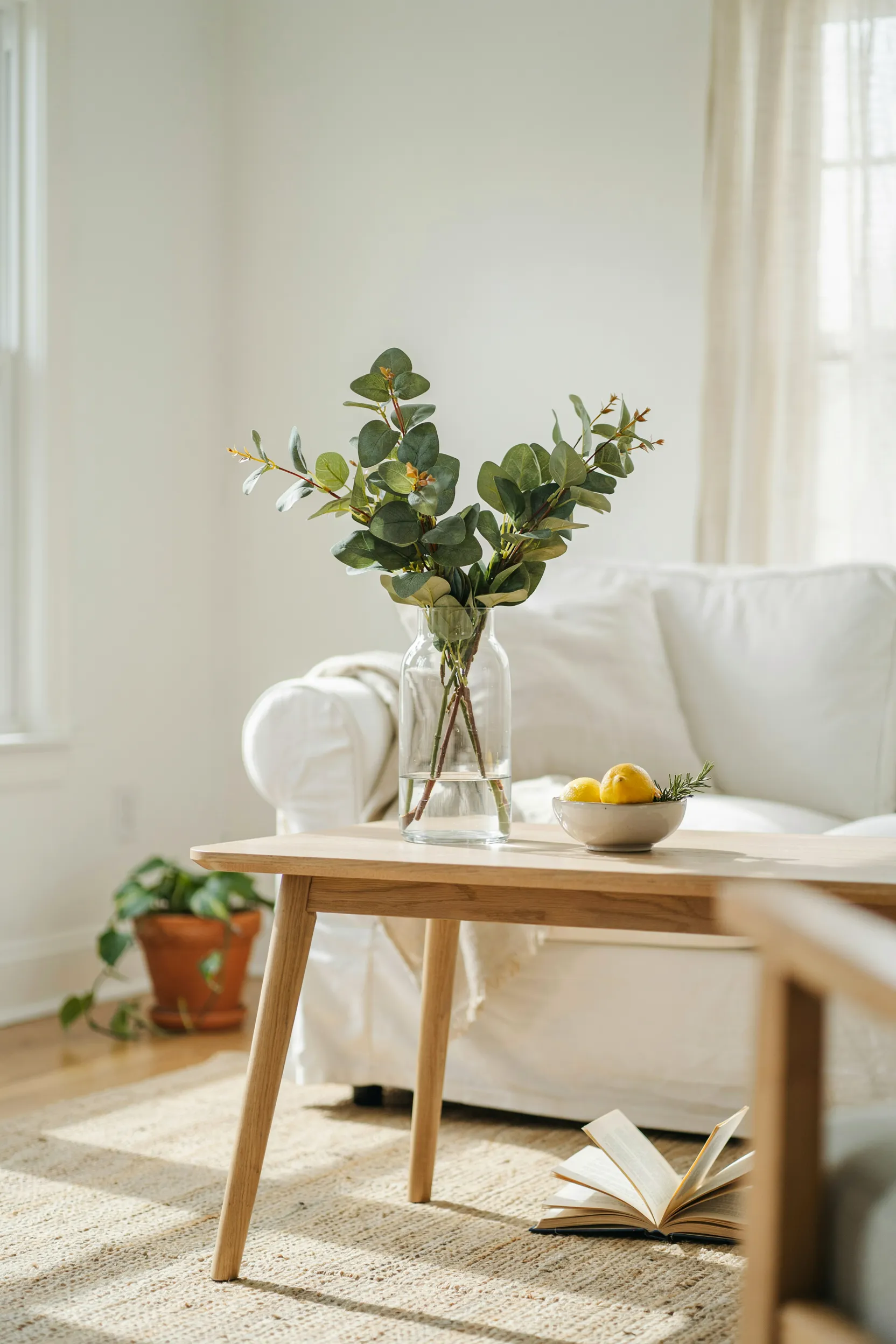 fresh botanical sprigs