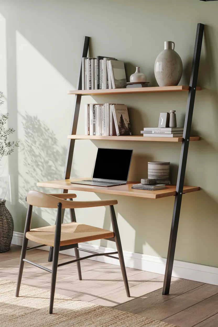 minimalist ladder desk