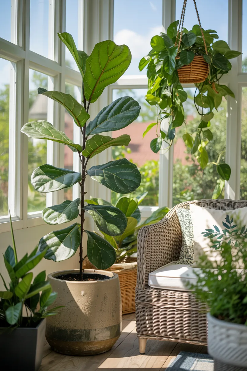 biophilic greenery arrangements