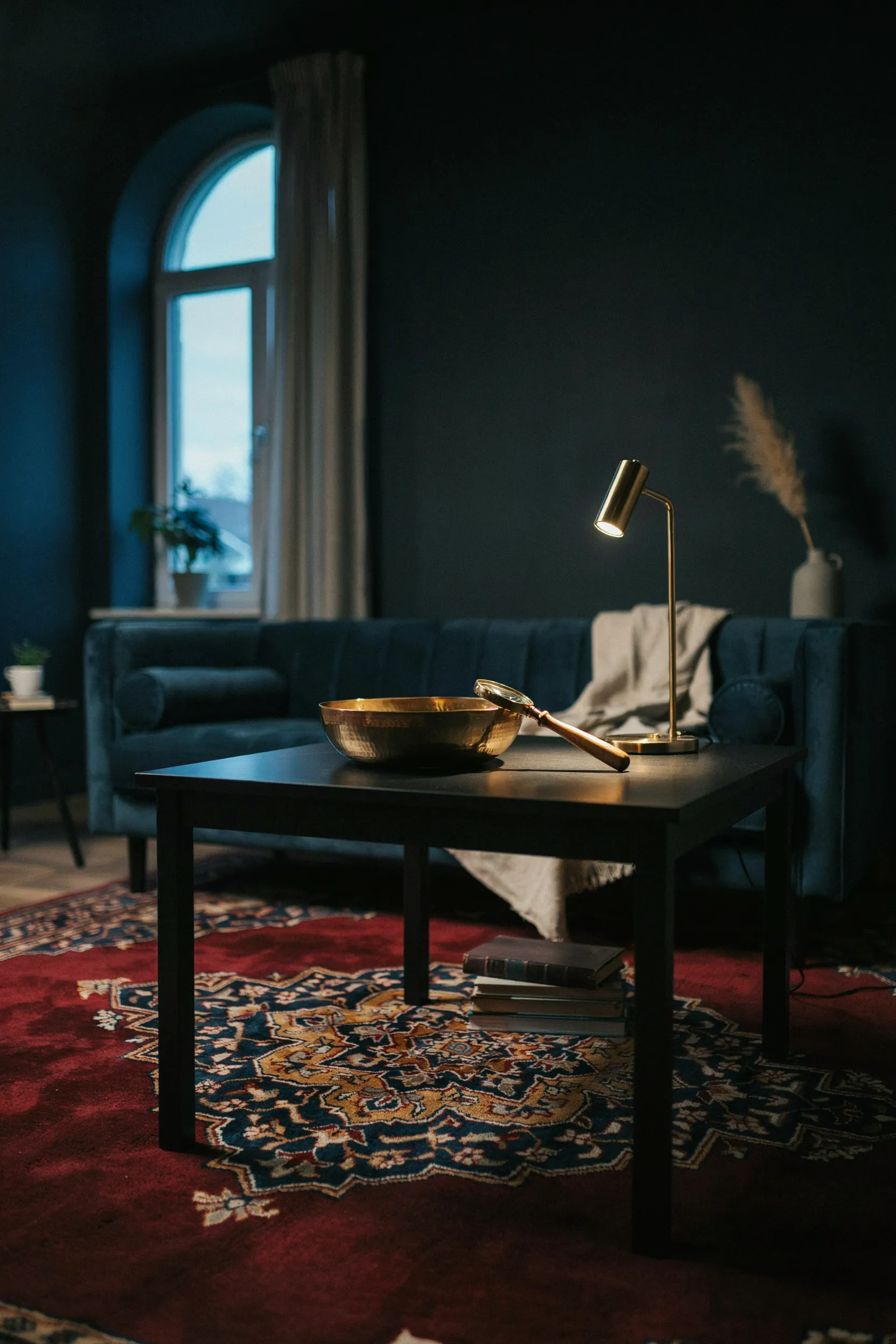 vintage brass accents