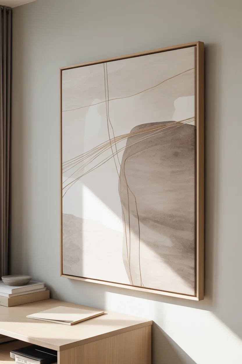 neutral wall art