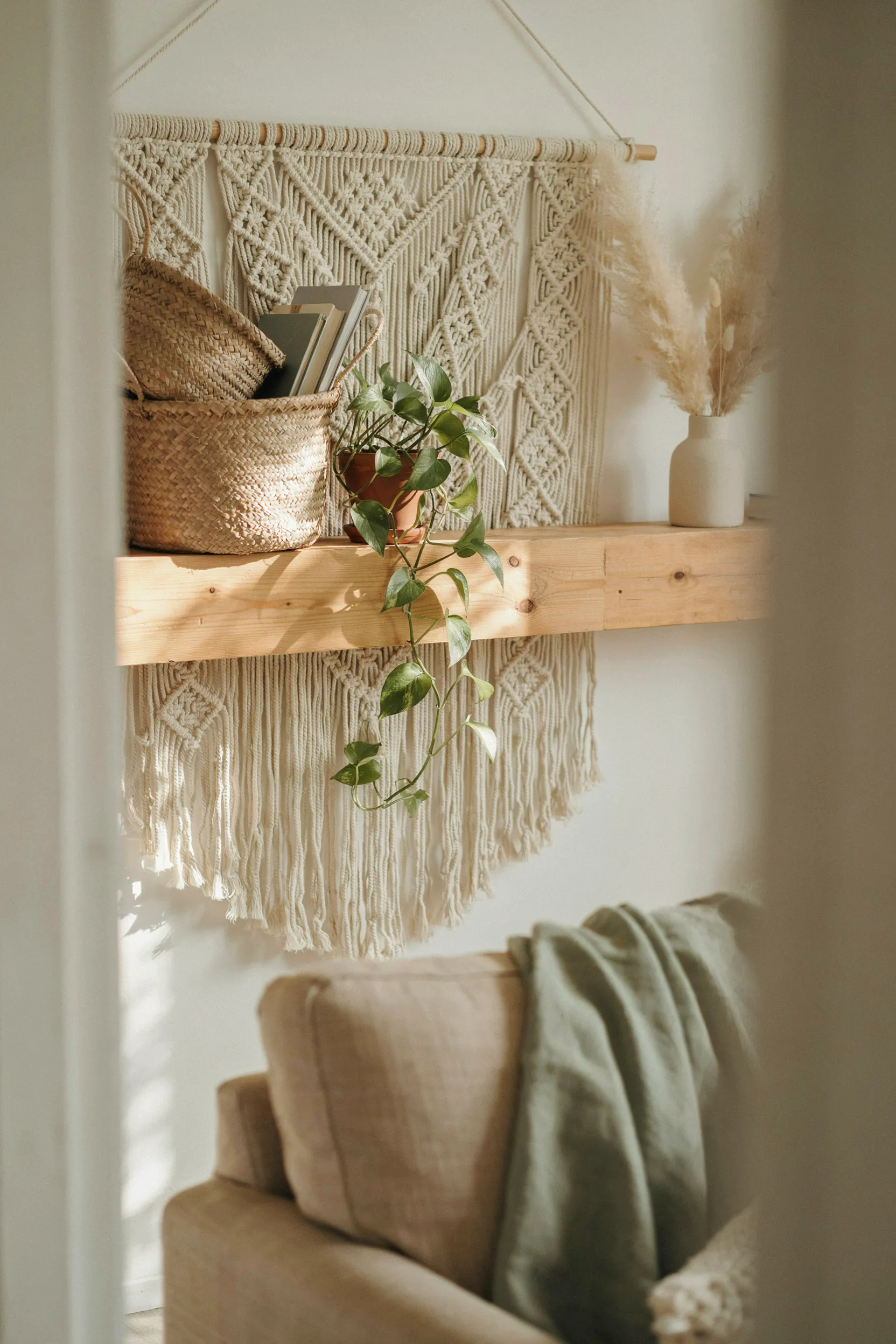 woven texture baskets