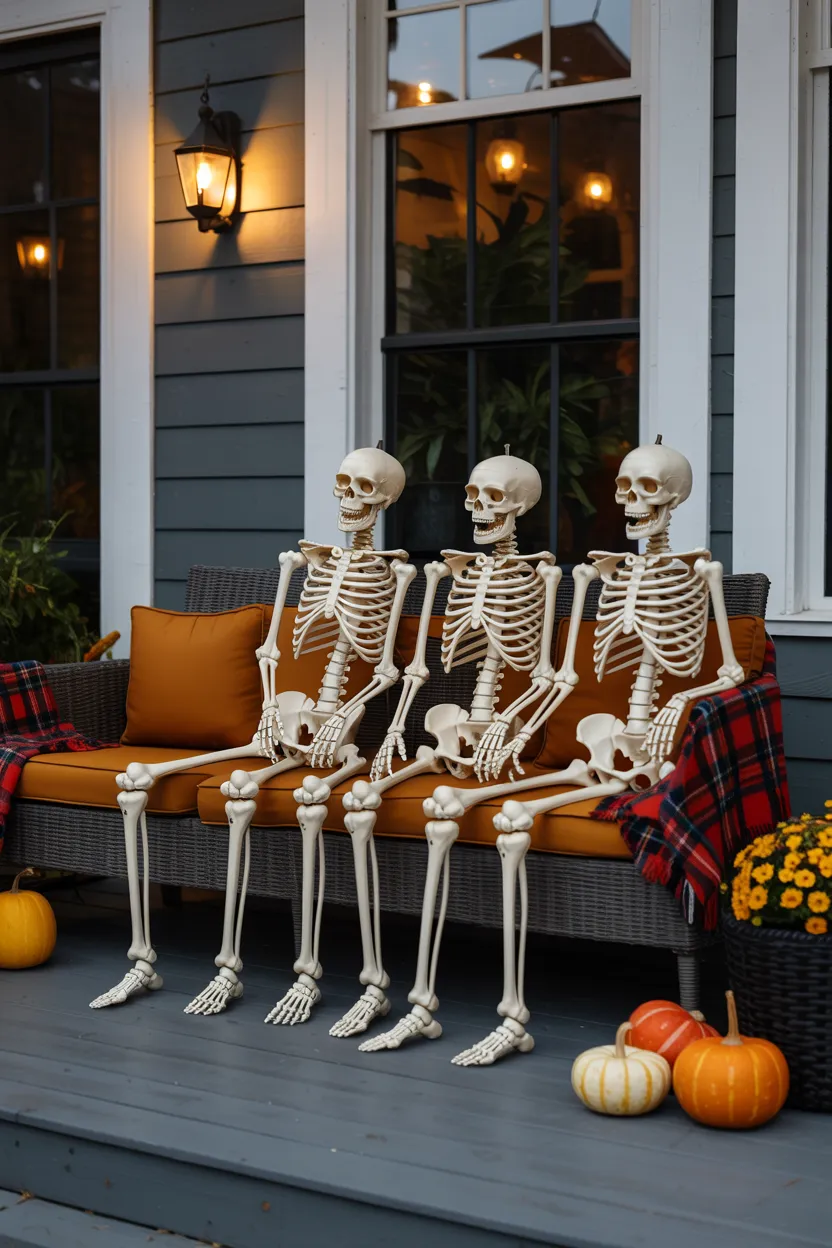skeleton porch crew