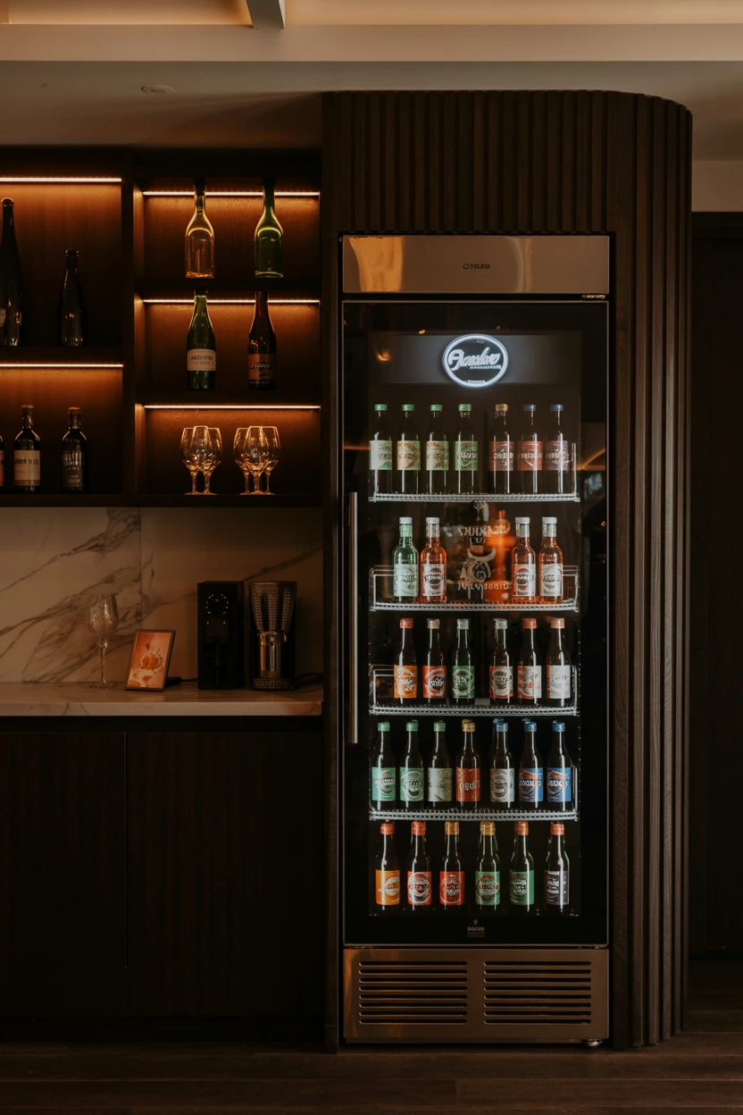 glass door display