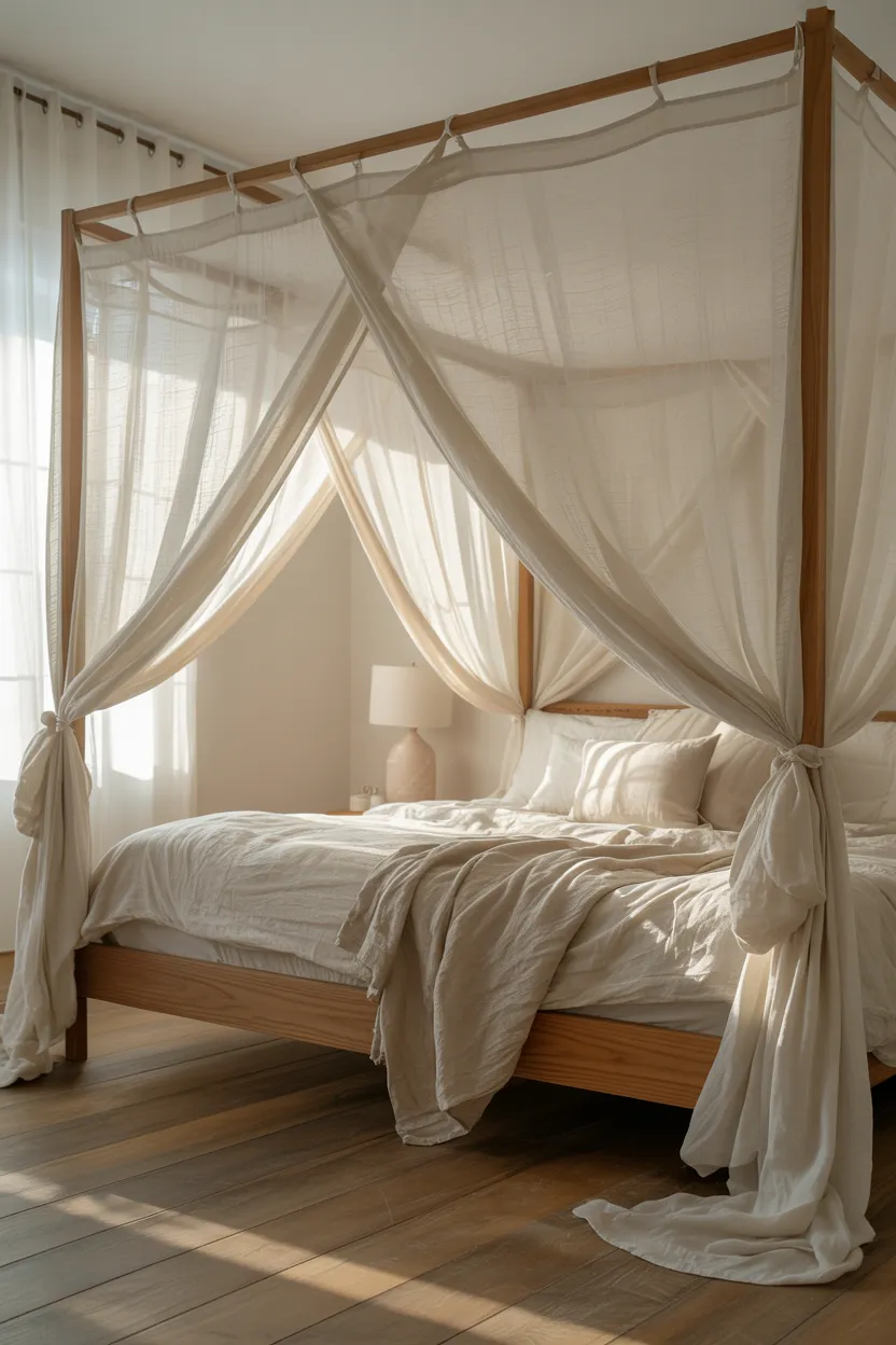 canopy sheer drapes