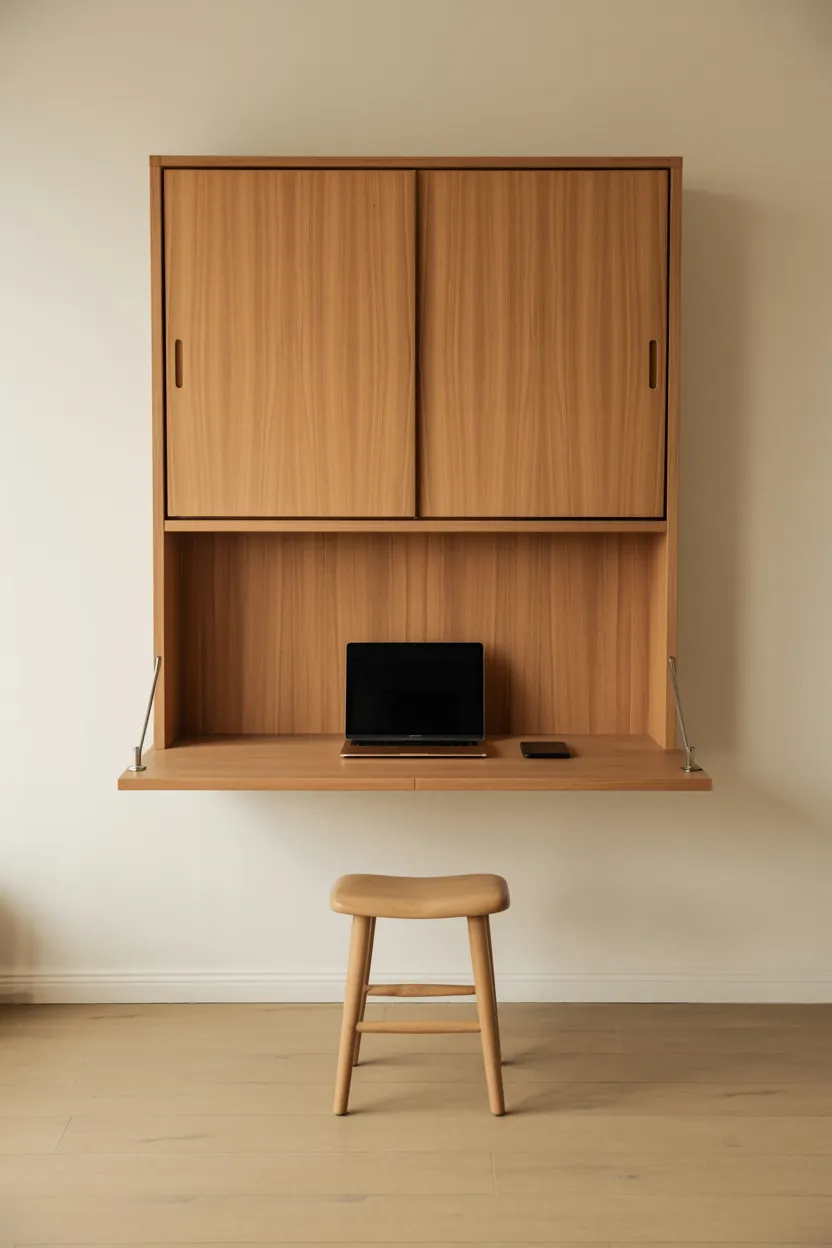 fold-down murphy desk
