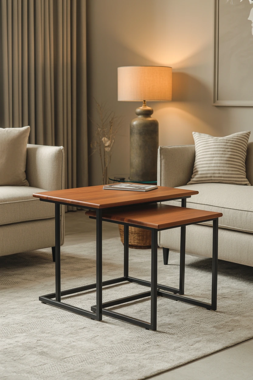 nested dual-level table