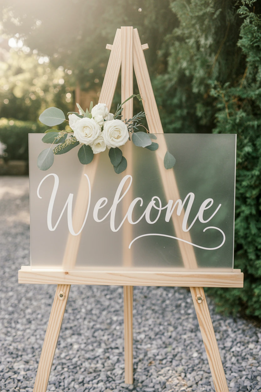 diy welcome signage