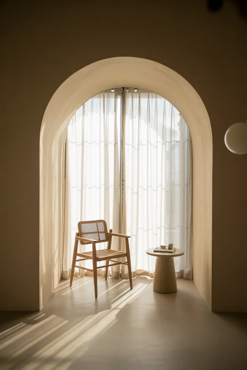 sunlit alcove setup