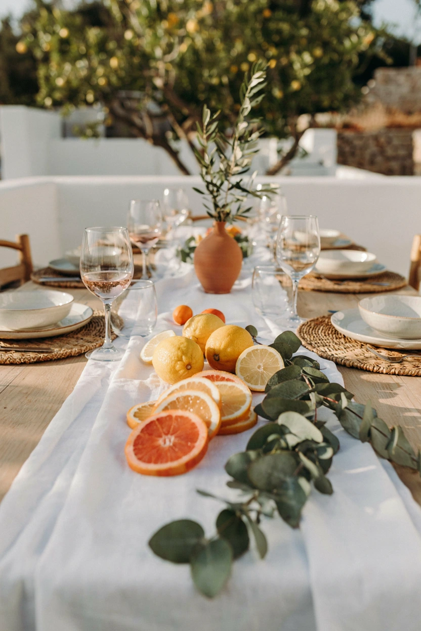 citrus and eucalyptus runner