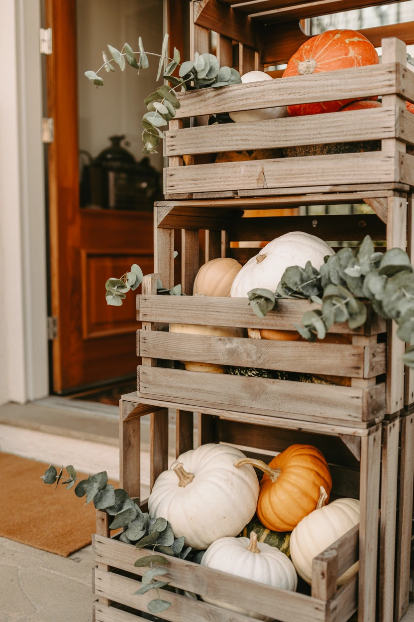 wooden crate stack