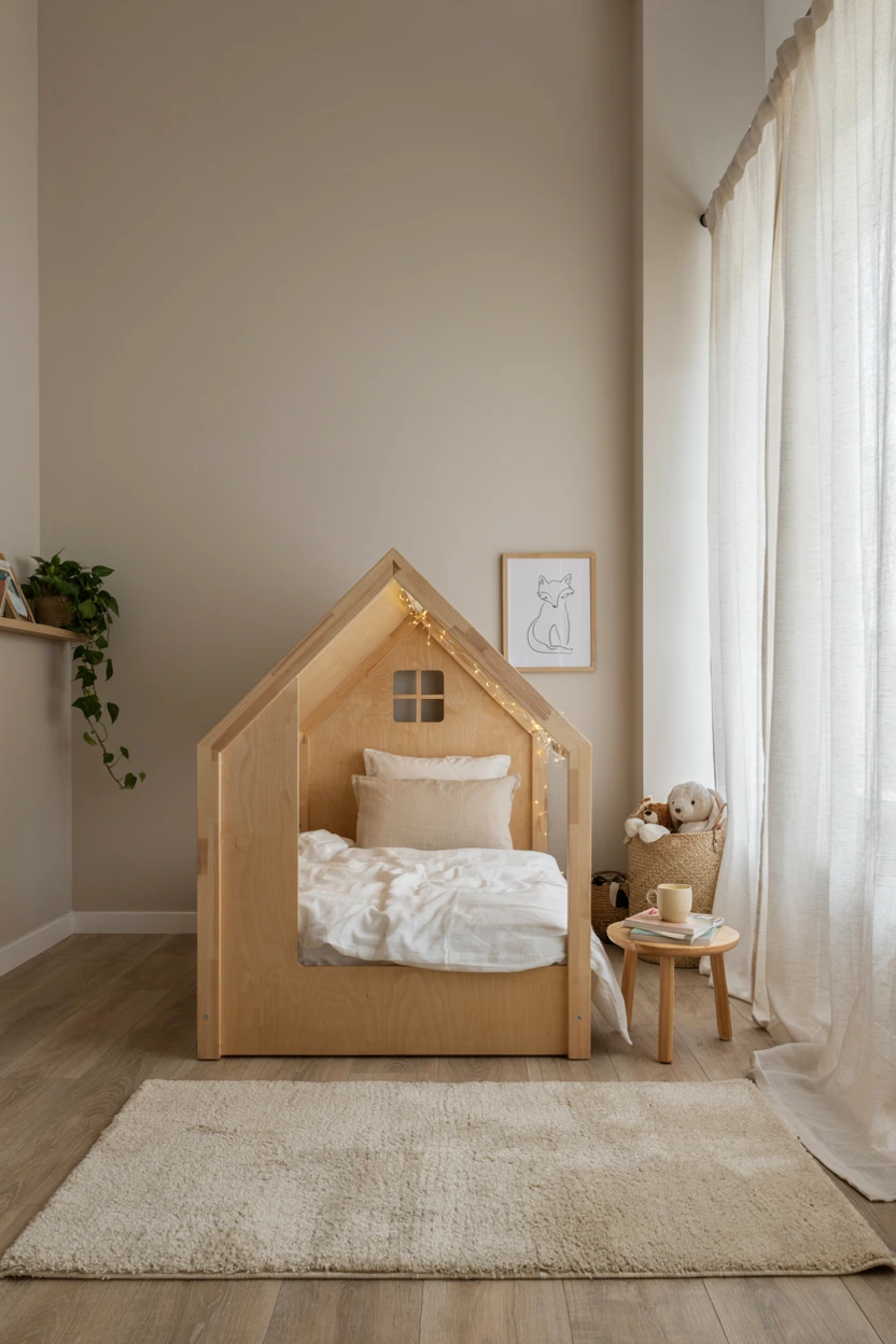 low house bed frame
