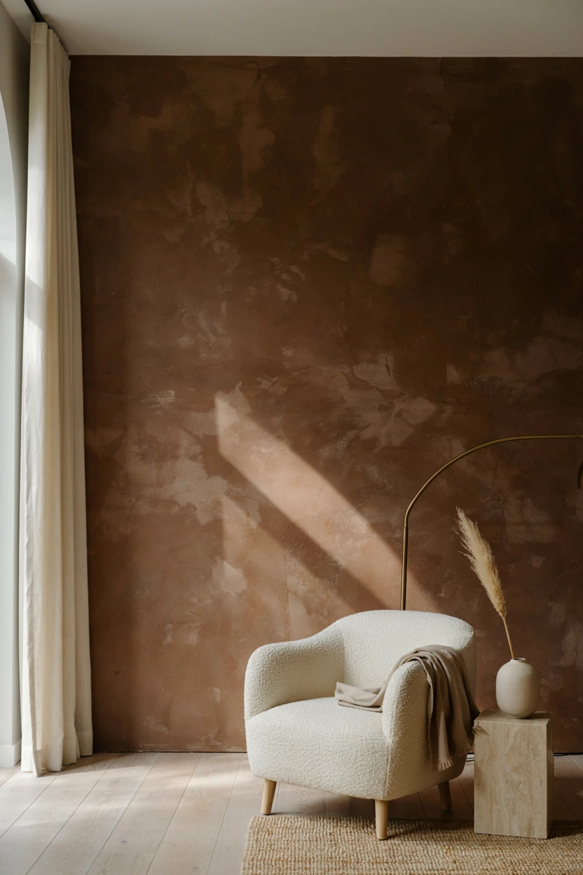 textured plaster walls