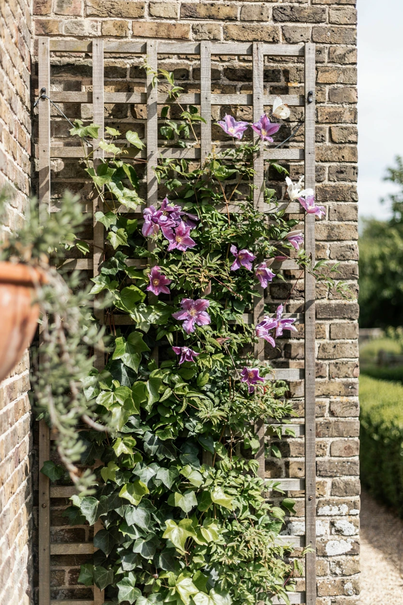 vertical trellis vines