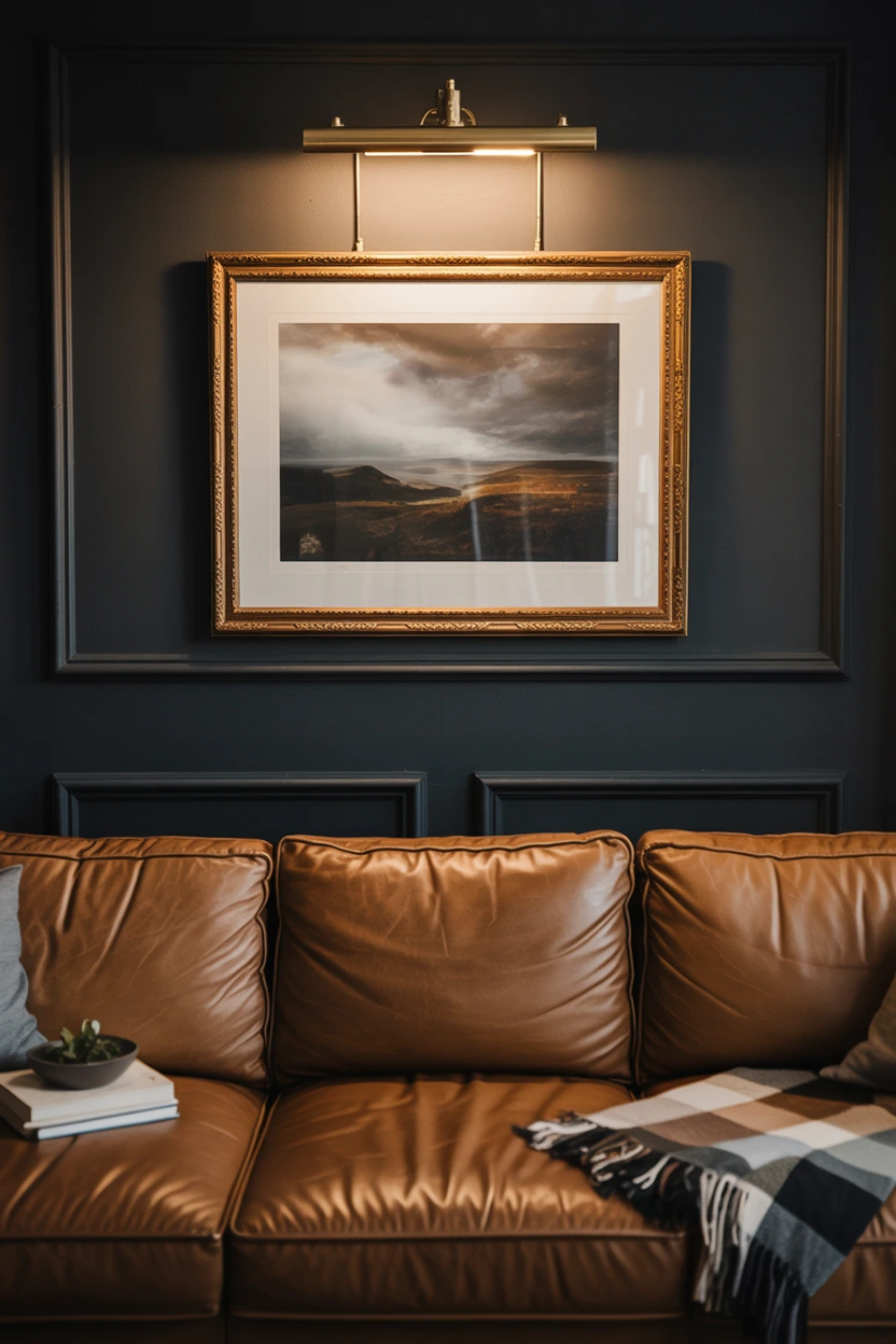 moody framed landscape prints