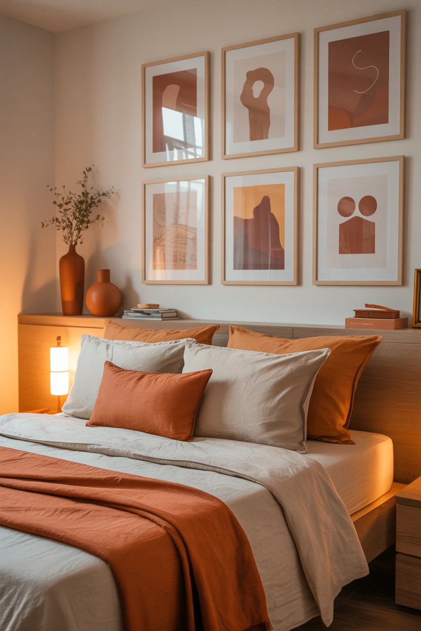 warm earth tone prints