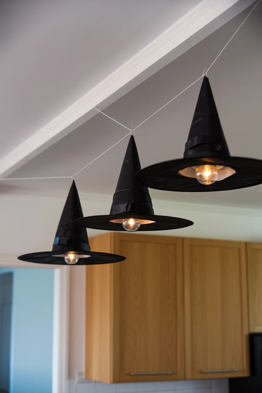 floating witch hats