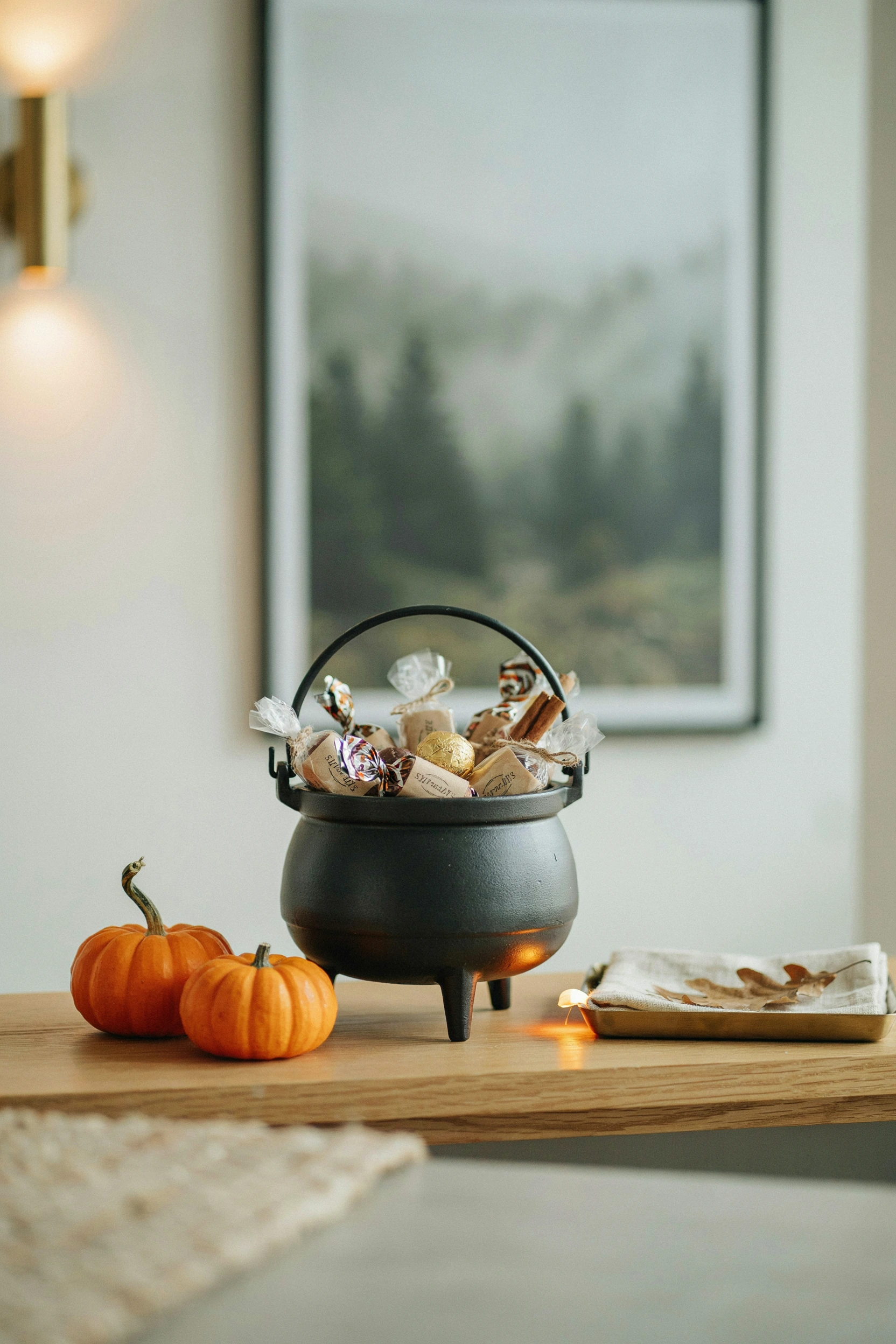 cast iron mini cauldron bowl