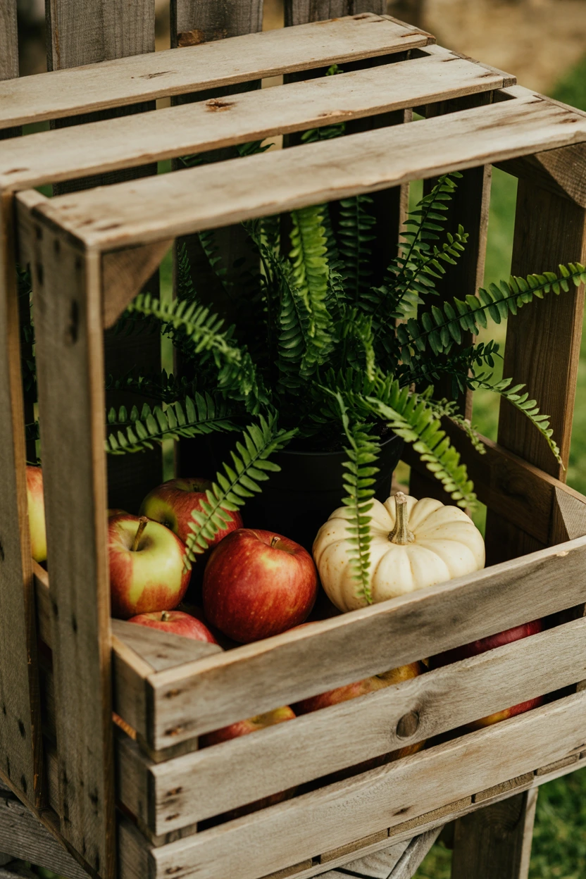 vintage apple crates
