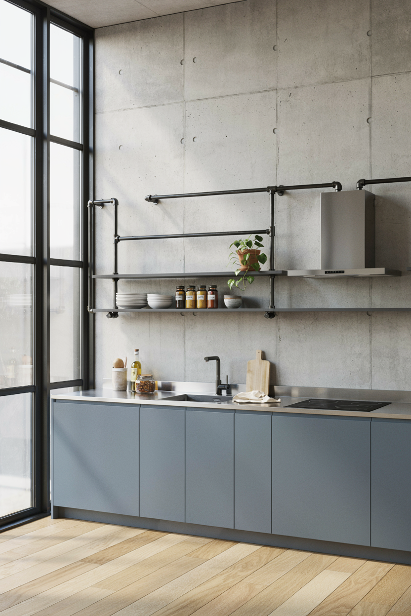 cool slate and steel