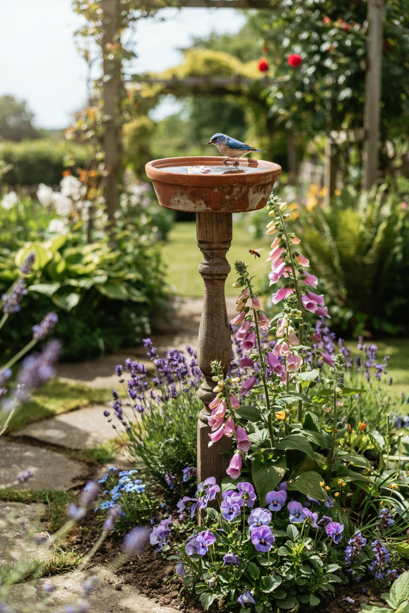 diy bird bath