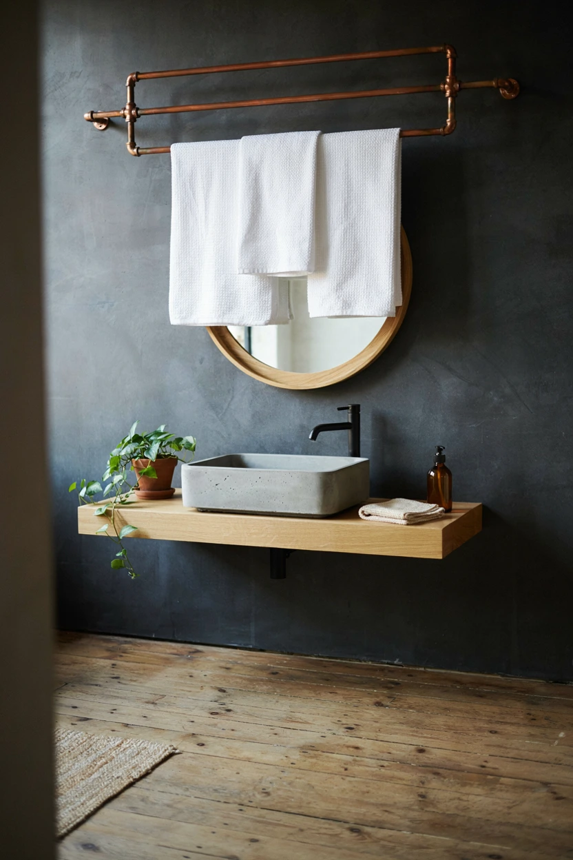 copper pipe racks