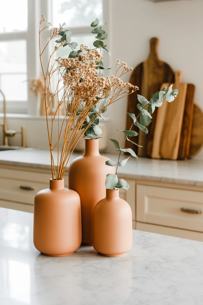 terracotta ceramic vases