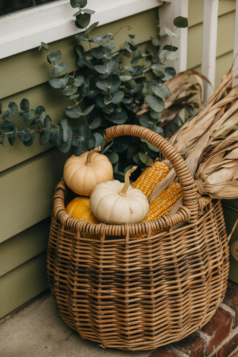 harvest basket arrangement