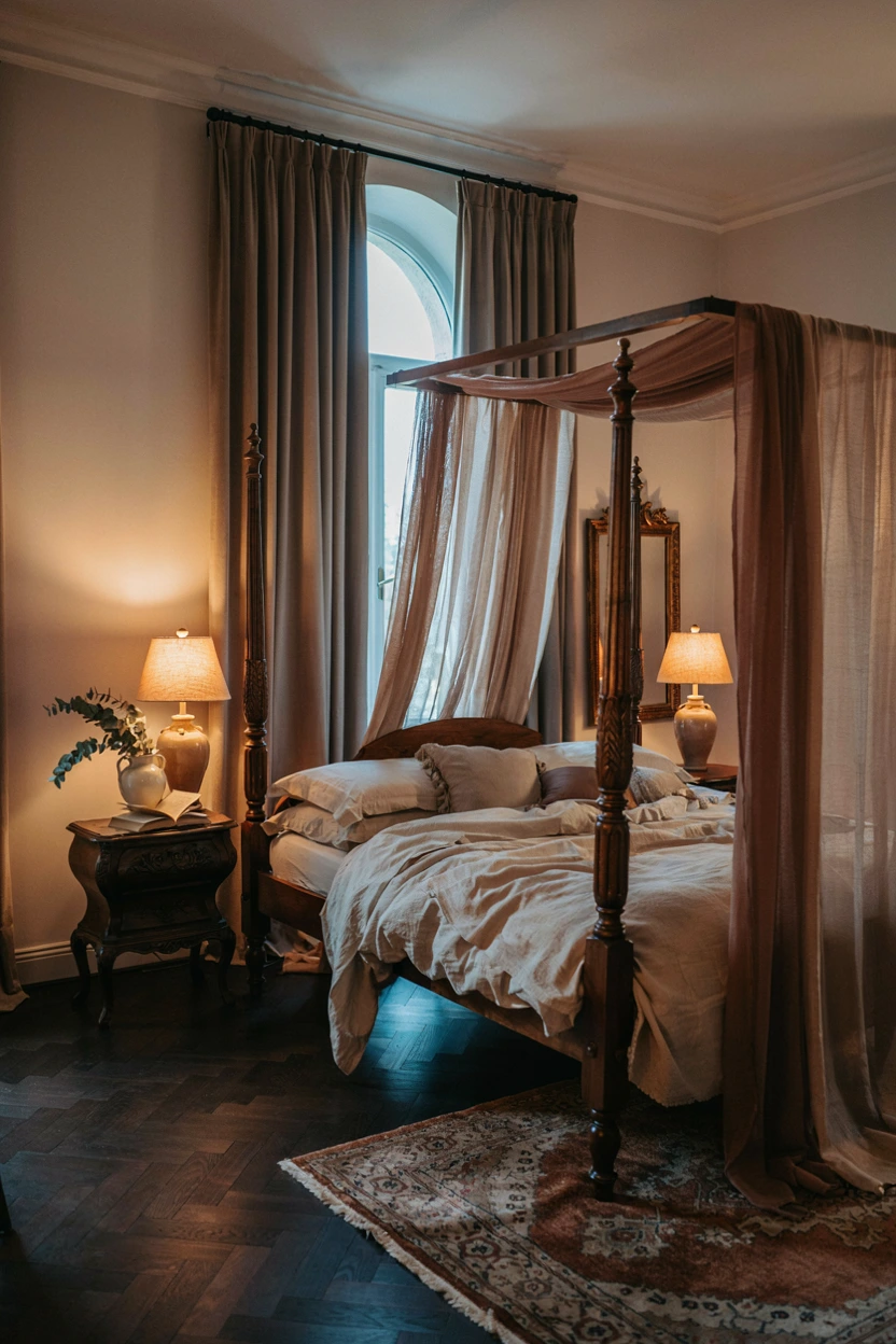 cozy bedroom canopies