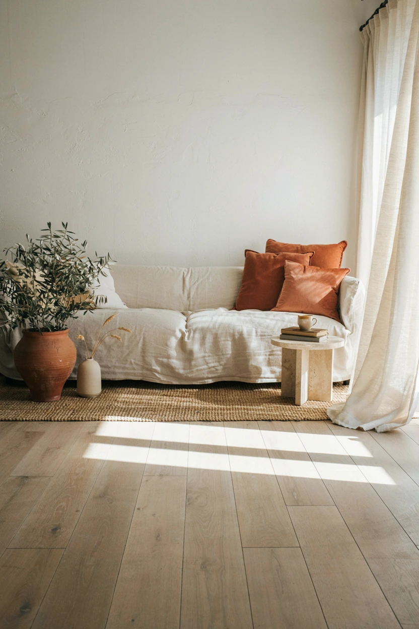 soft terracotta tonal grouping