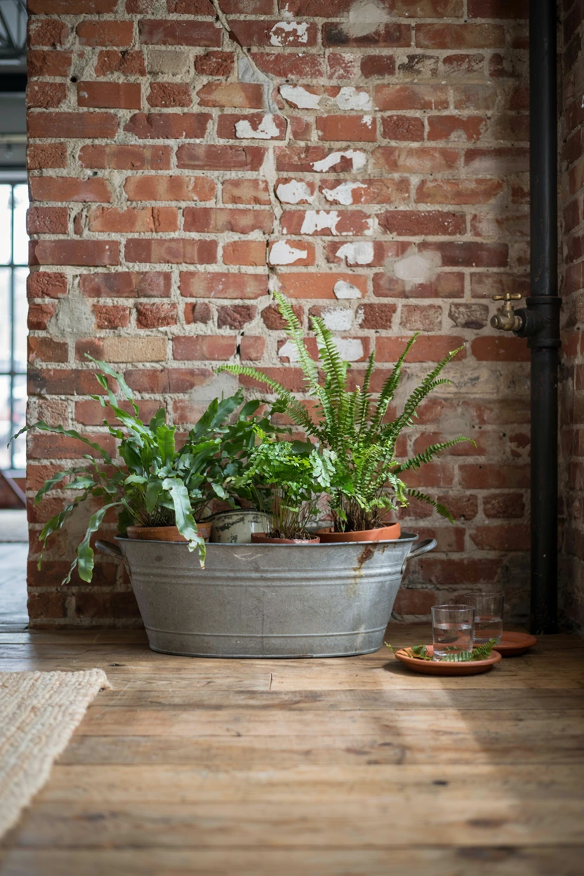 galvanized metal tubs