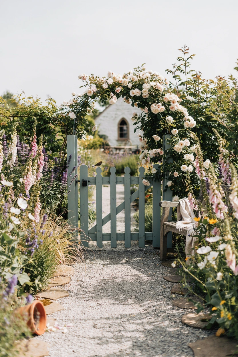 cottage gate accent
