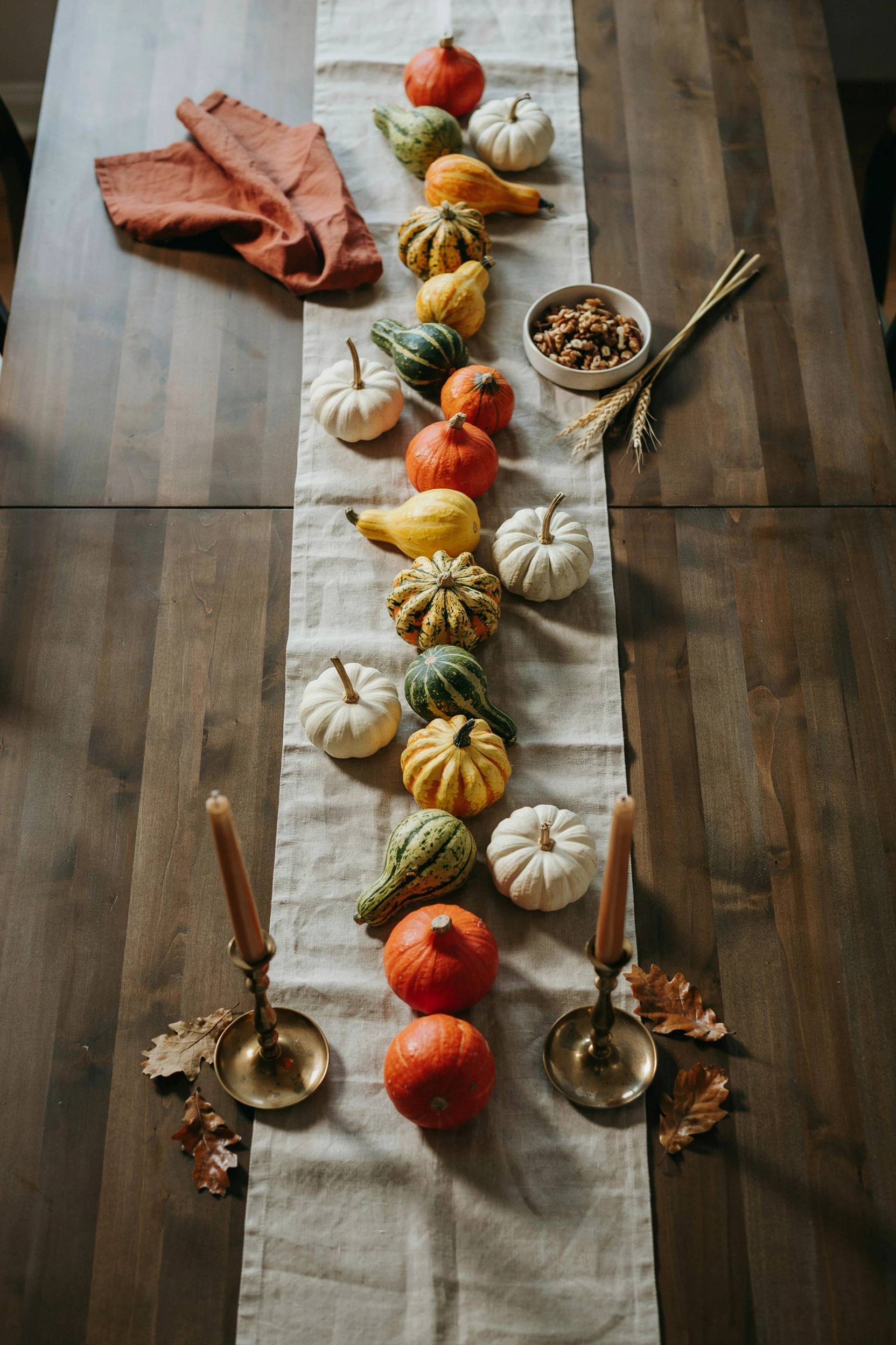 miniature squash arrangement