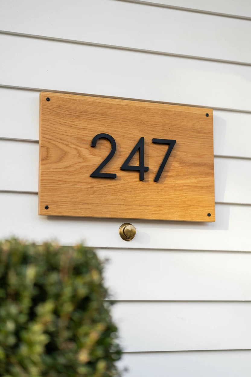 diy house numbers