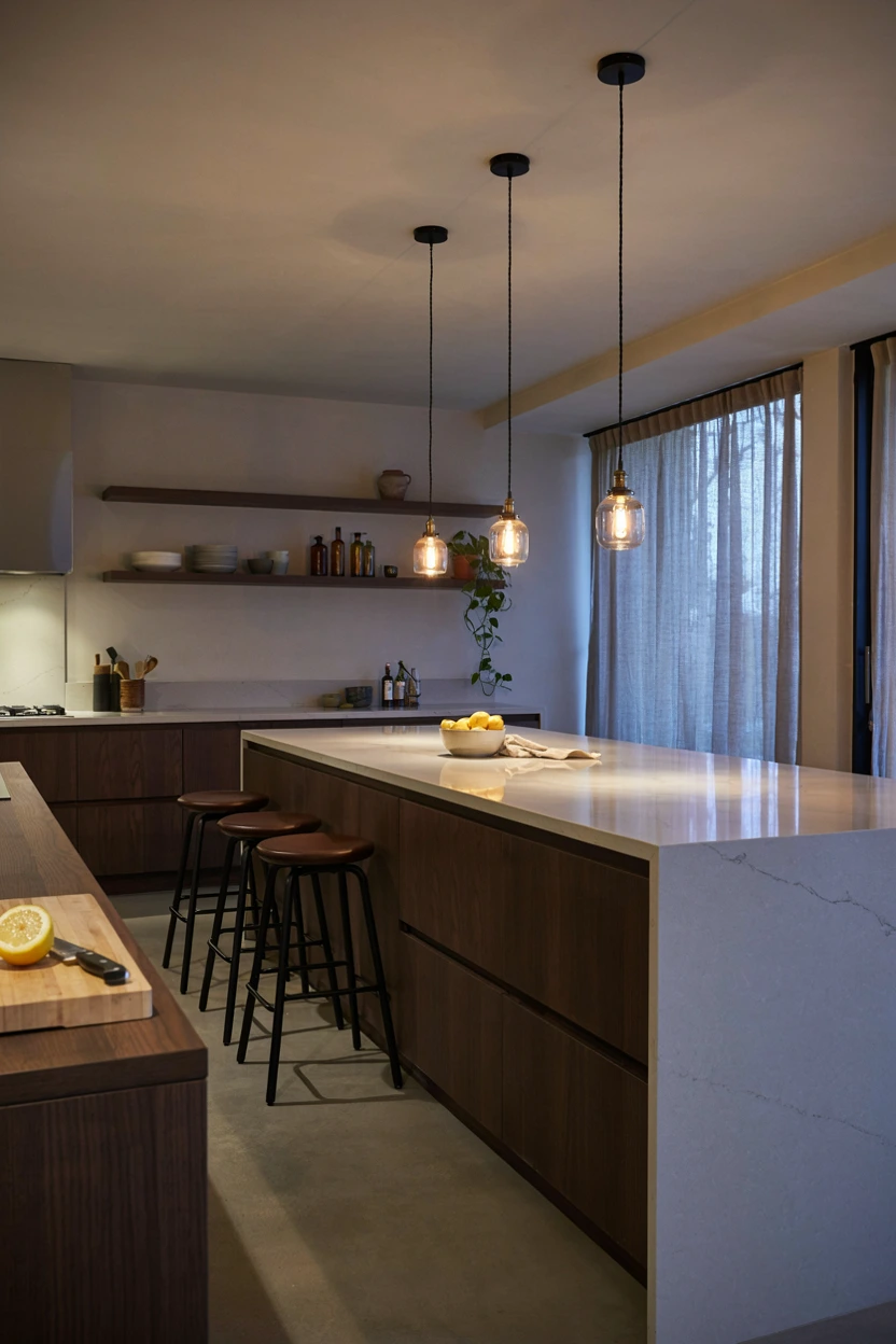 pendant edison lights