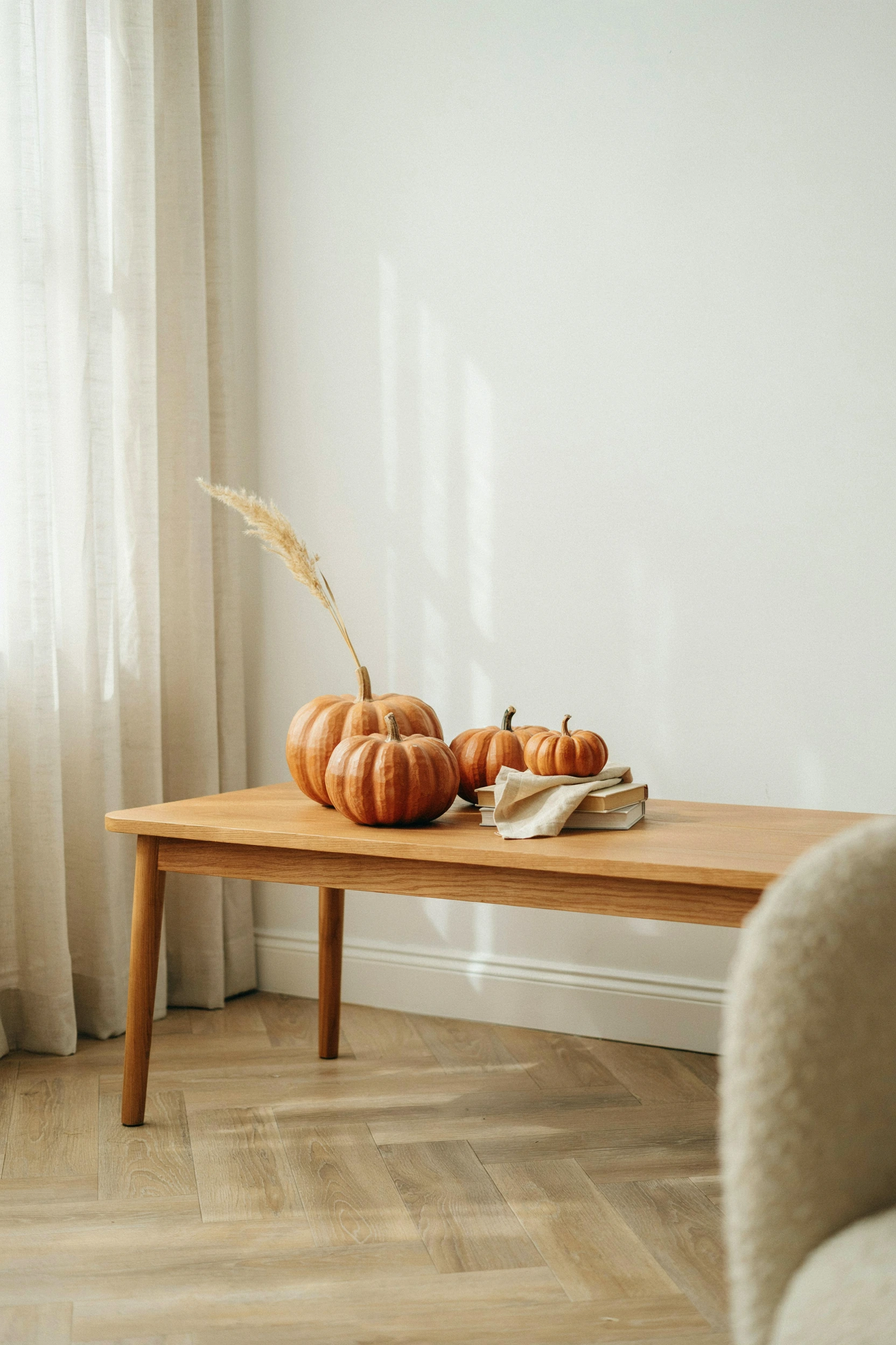 terracotta ceramic pumpkins