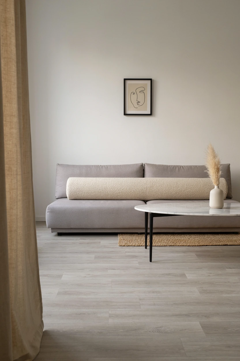 sculptural lumbar accent